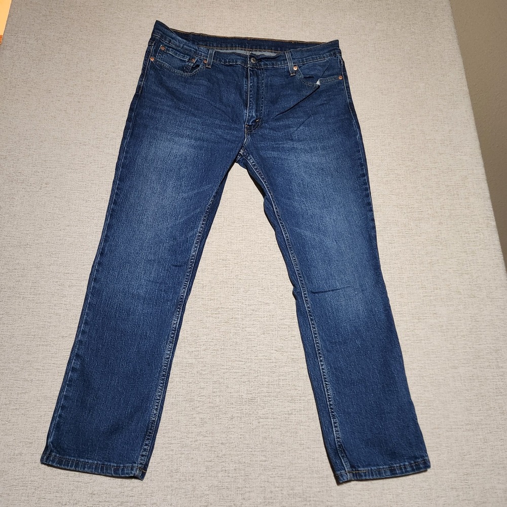 Levi's 511 Slim Fit Jeans Mens 40x30 Blue Dark Wash Stretch Denim 5-Pocket